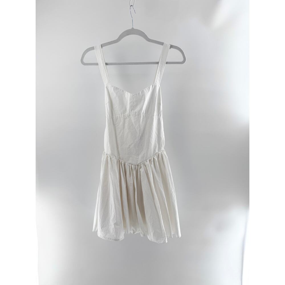 Sophie Rue Addie Sleeveless Fit and Flare Mini Dress White Women's Size Small - Picture 2 of 5
